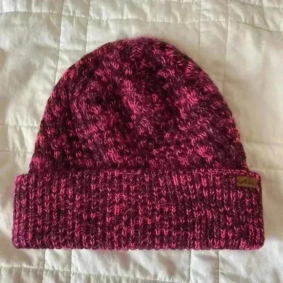 Adidas Accessories - Adidas knit beanie purple pink one size winter hat ski outdoors snow gear